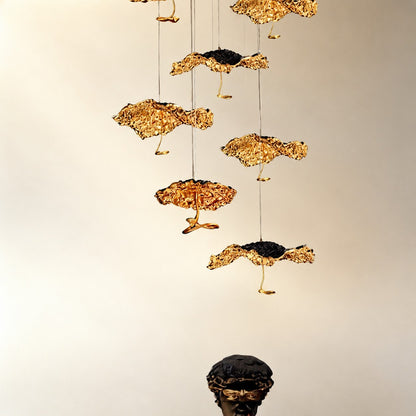 Brass Aviary Constellation Chandelier