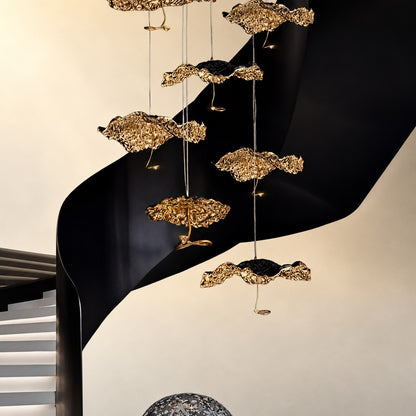 Brass Aviary Constellation Chandelier