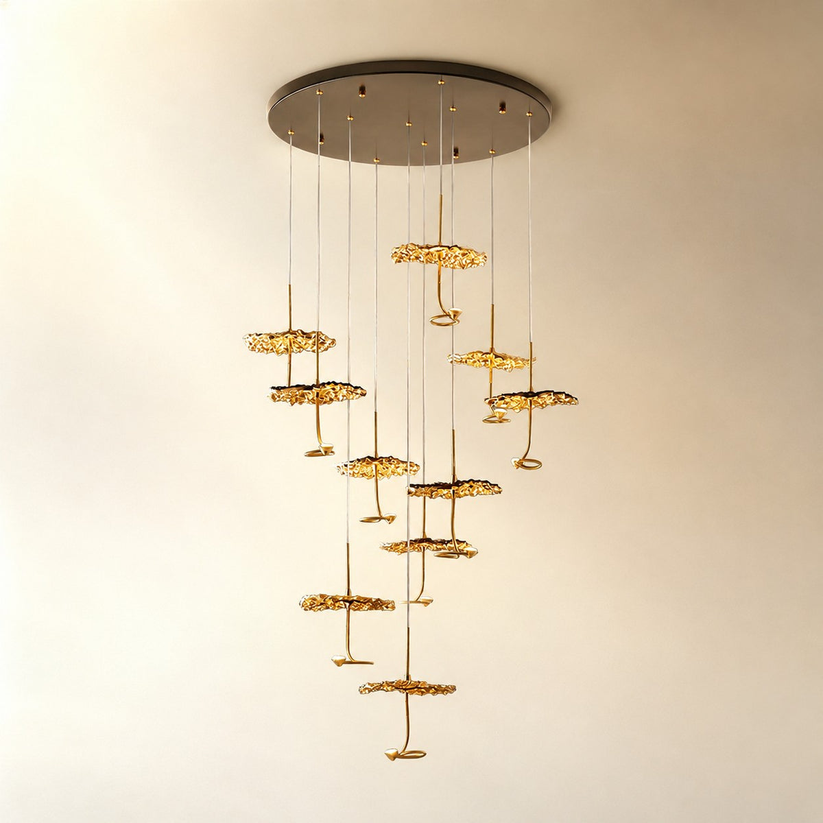 Brass Aviary Constellation Chandelier