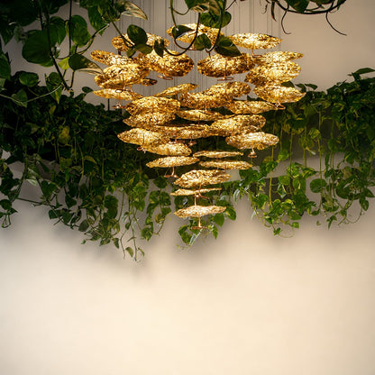 Brass Aviary Constellation Chandelier