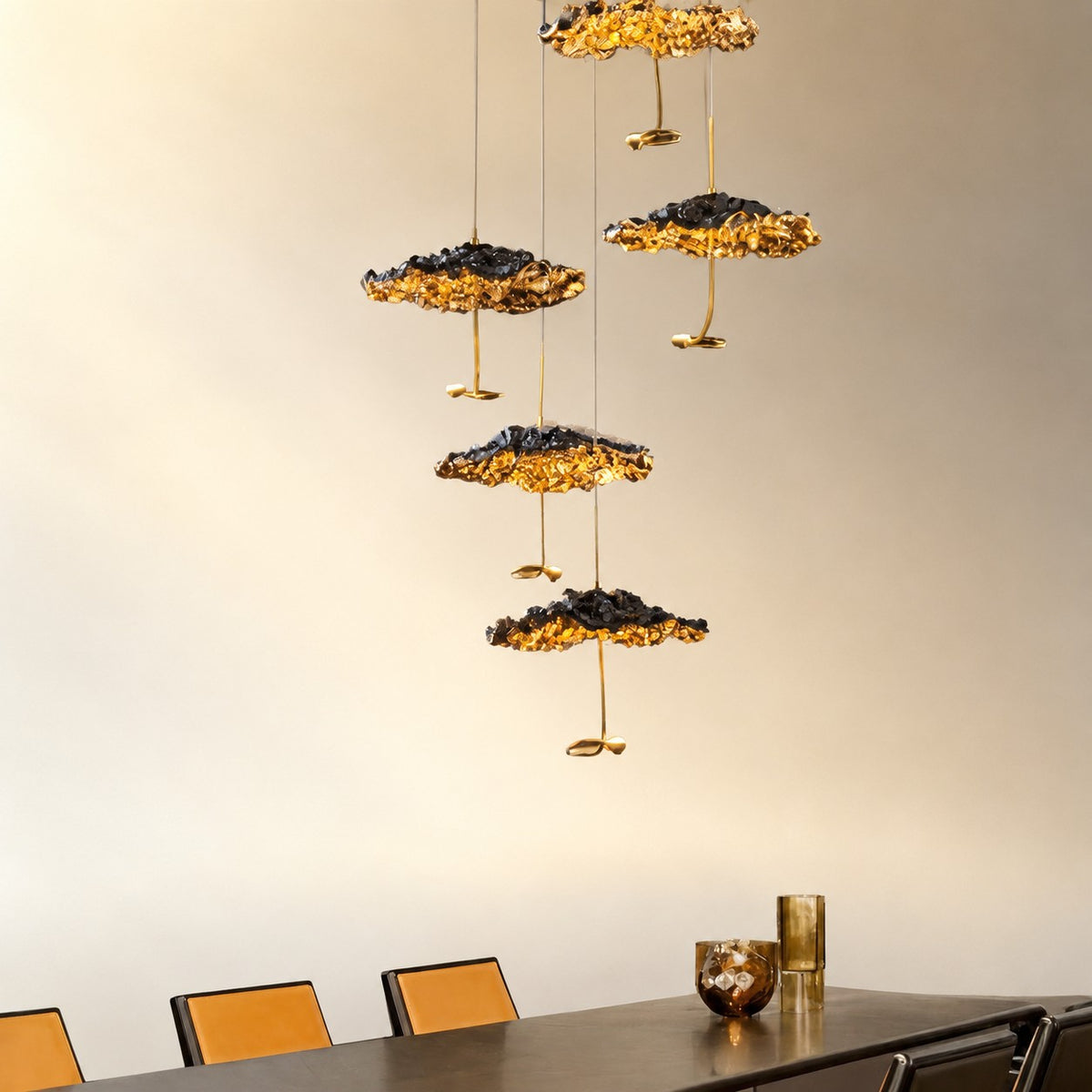 Brass Aviary Constellation Chandelier