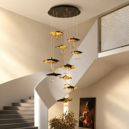 Brass Aviary Constellation Chandelier