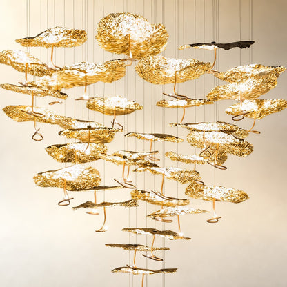 Brass Aviary Constellation Chandelier