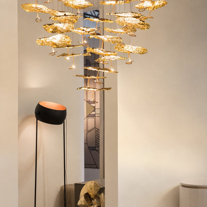 Brass Aviary Constellation Chandelier