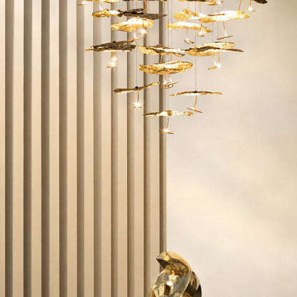 Brass Aviary Constellation Chandelier