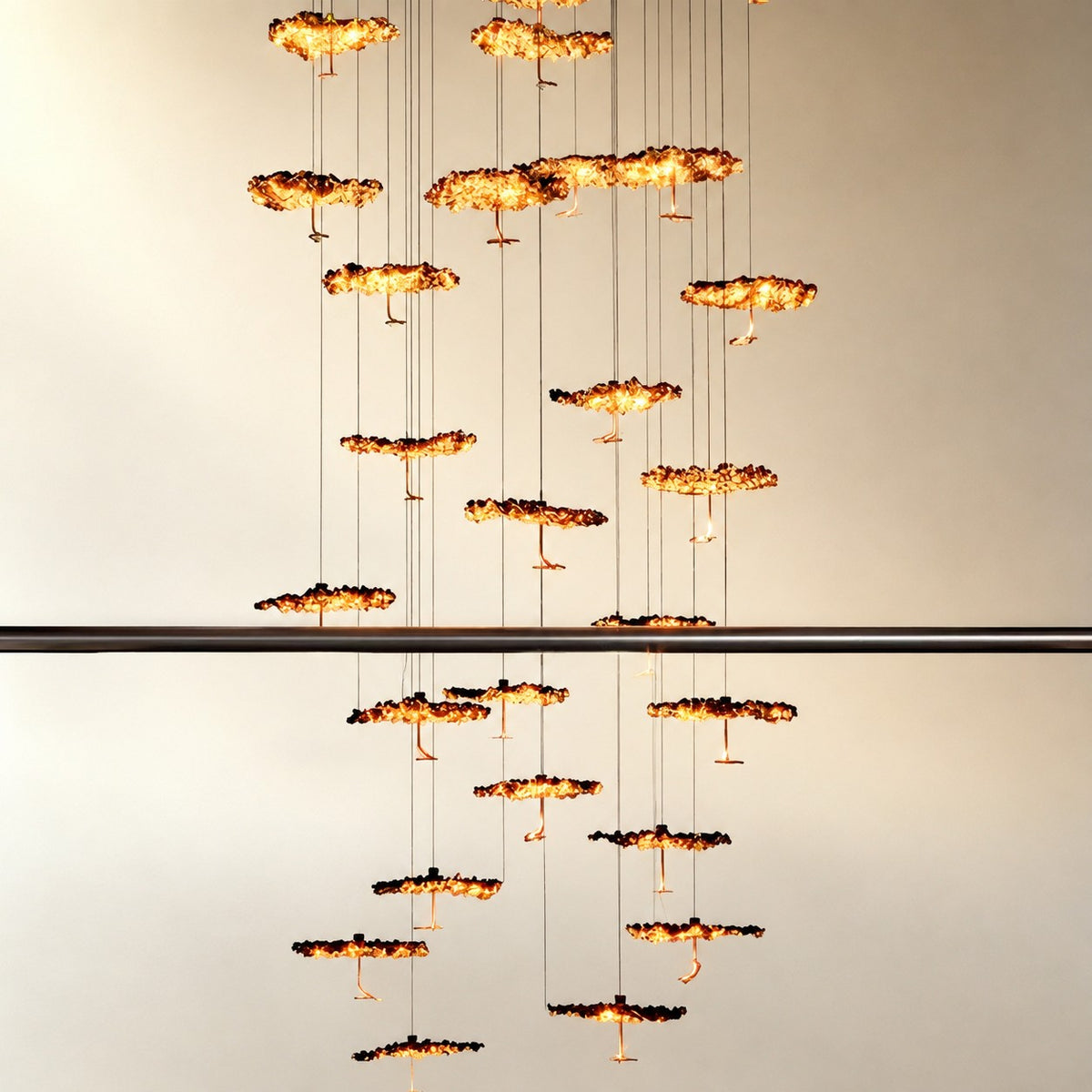 Brass Aviary Constellation Chandelier