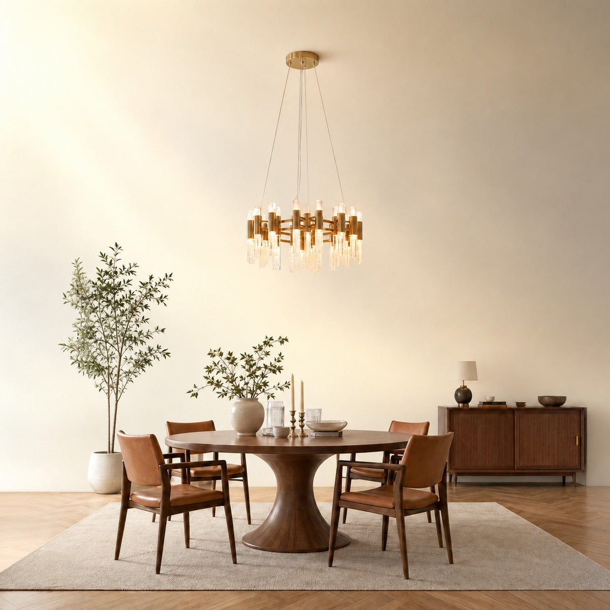 Brass Chandelier