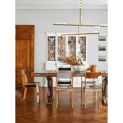 Brass Drop System Chandelier - 76 heads L 220cm x W 180cm x H 400cm / L 86.6" x W 70.9" x H 157.5"BlackBlushlighting