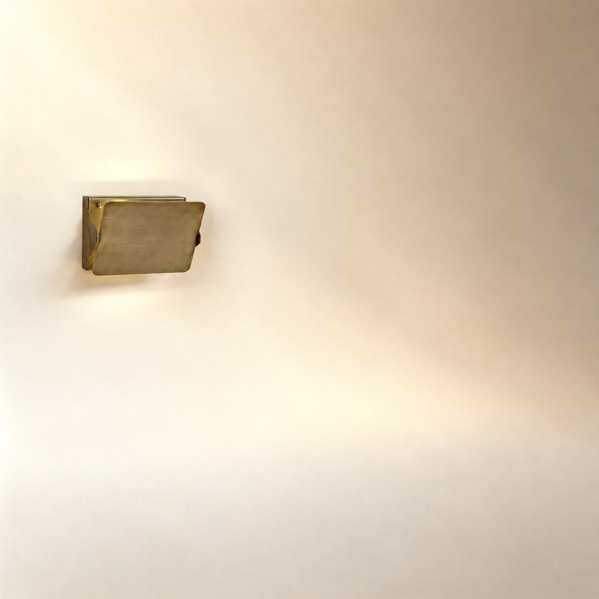 Brass Sconce with Flip Fron