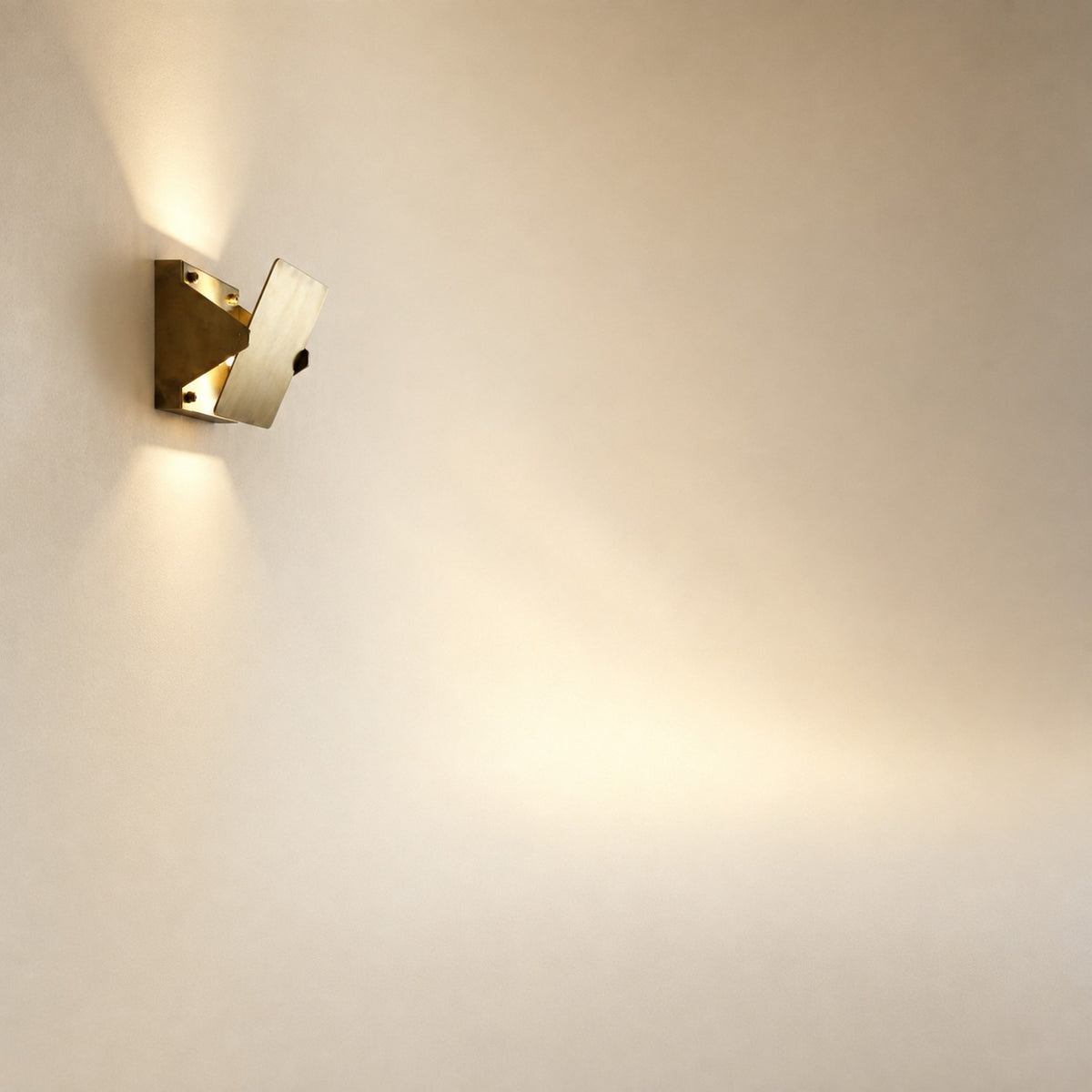 Brass Sconce with Flip Fron