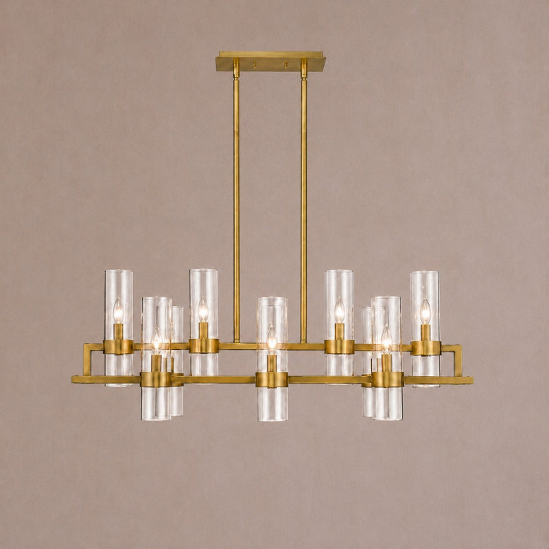 Brio Rectangular Chandelier 43"