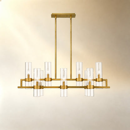 Brio Rectangular Chandelier 43"