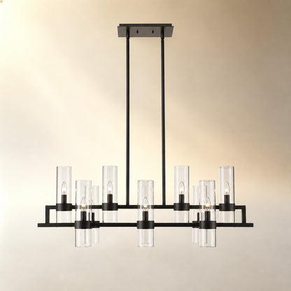 Brio Rectangular Chandelier 43"