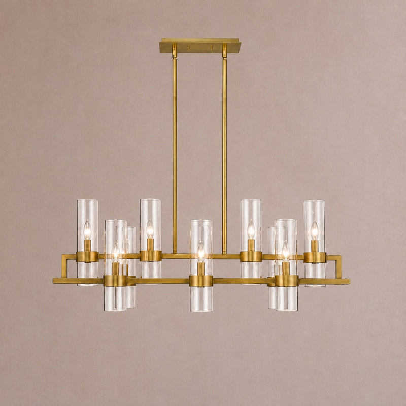 Brio Rectangular Chandelier 43"