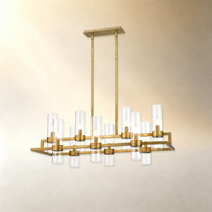 Brio Rectangular Chandelier 43"