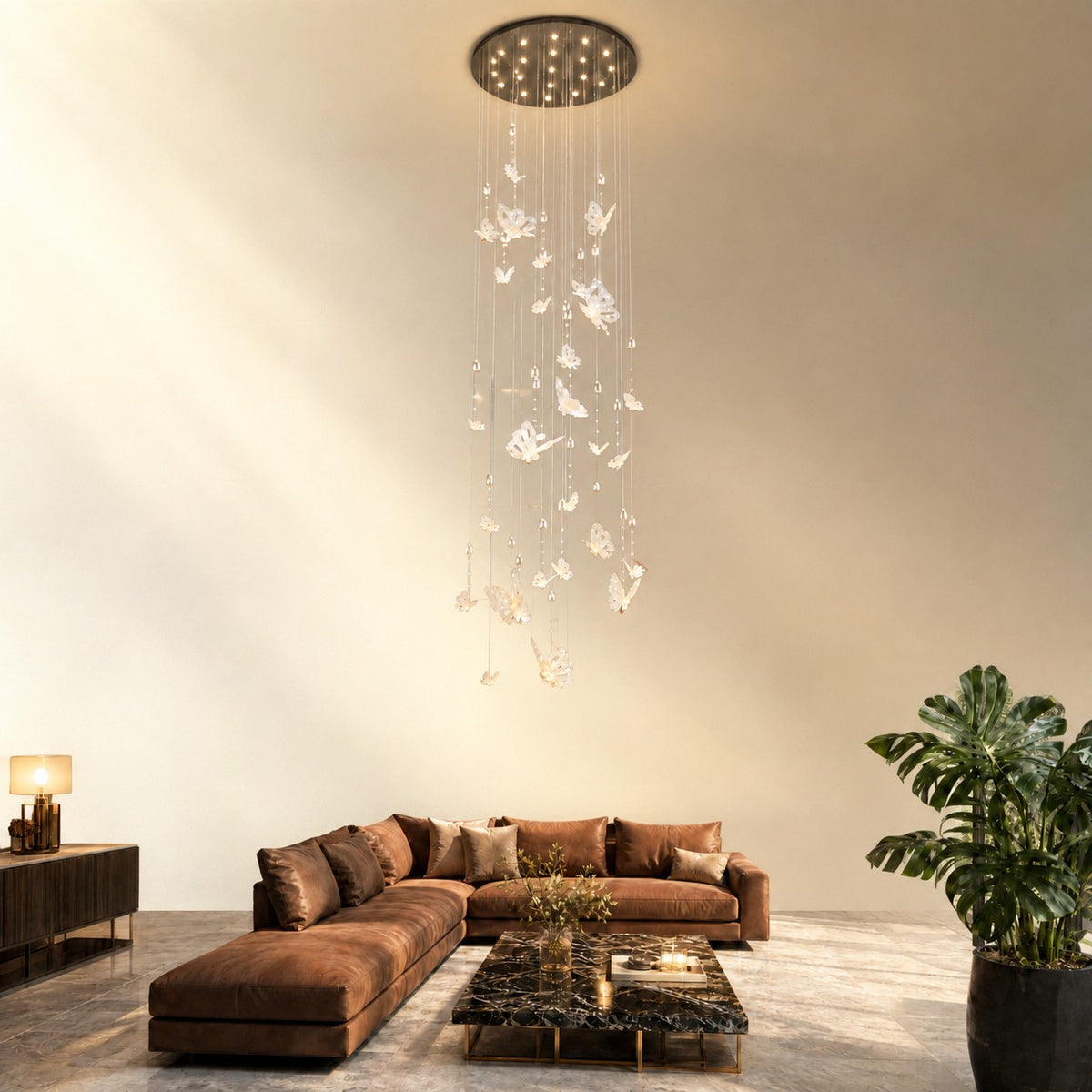 Butterfly Dream Modern Sculptural Pendant Light