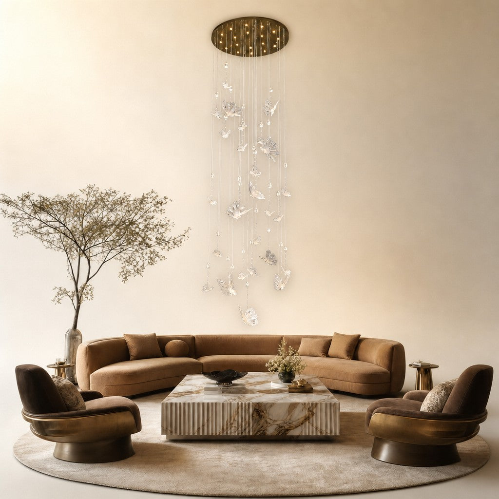 Butterfly Dream Modern Sculptural Pendant Light