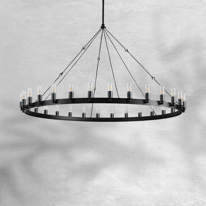 Celestine Vintage Filament Outdoor Round Chandelier