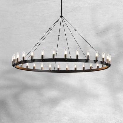 Celestine Vintage Filament Outdoor Round Chandelier