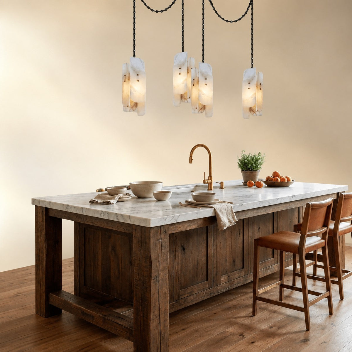 Cascading Chain Cluster Chandelier