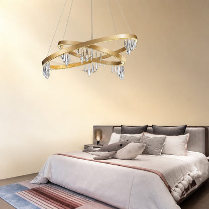 Celor Crystal Ring Chandelier 31.5"