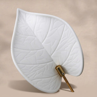 Ceramic Ginkgo Leaf Chandelier