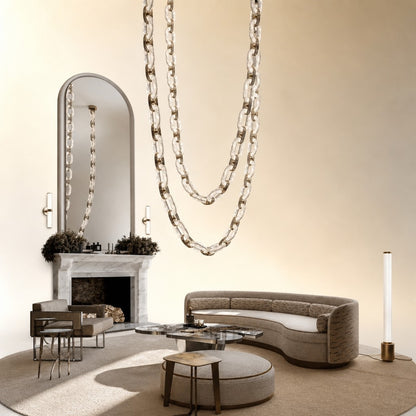 Chain Link Chandelier