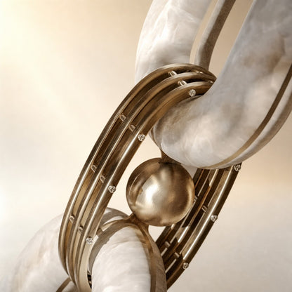 Chain Link Chandelier