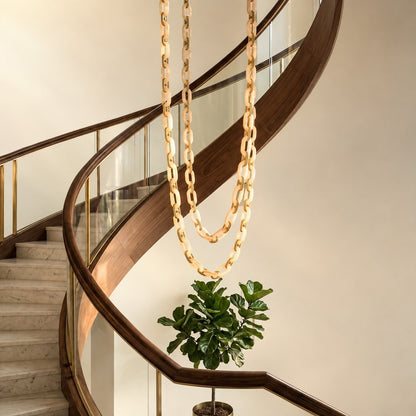 Chain Link Chandelier