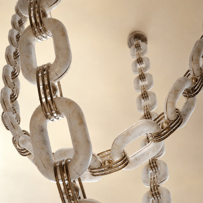 Chain Link Chandelier