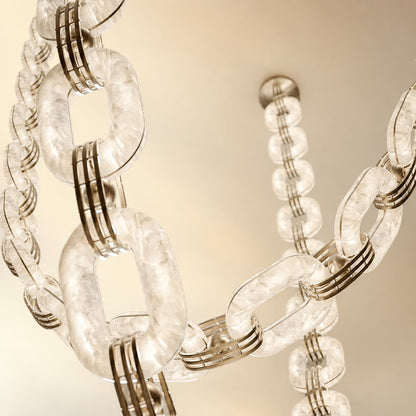 Chain Link Chandelier