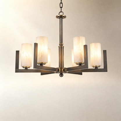 Classic Multi-arm Pendant Alabaster