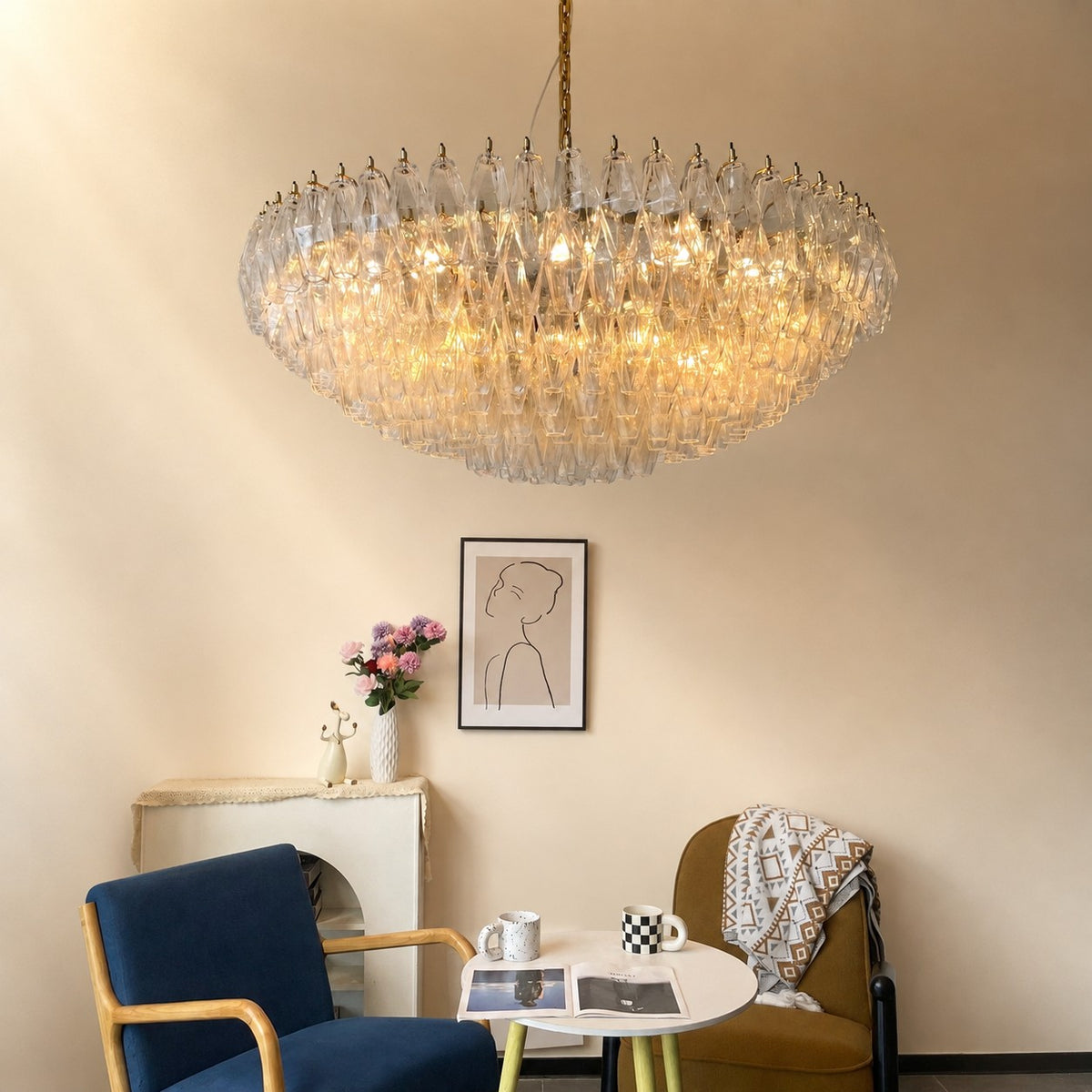 Clear Sorrento Chandelier