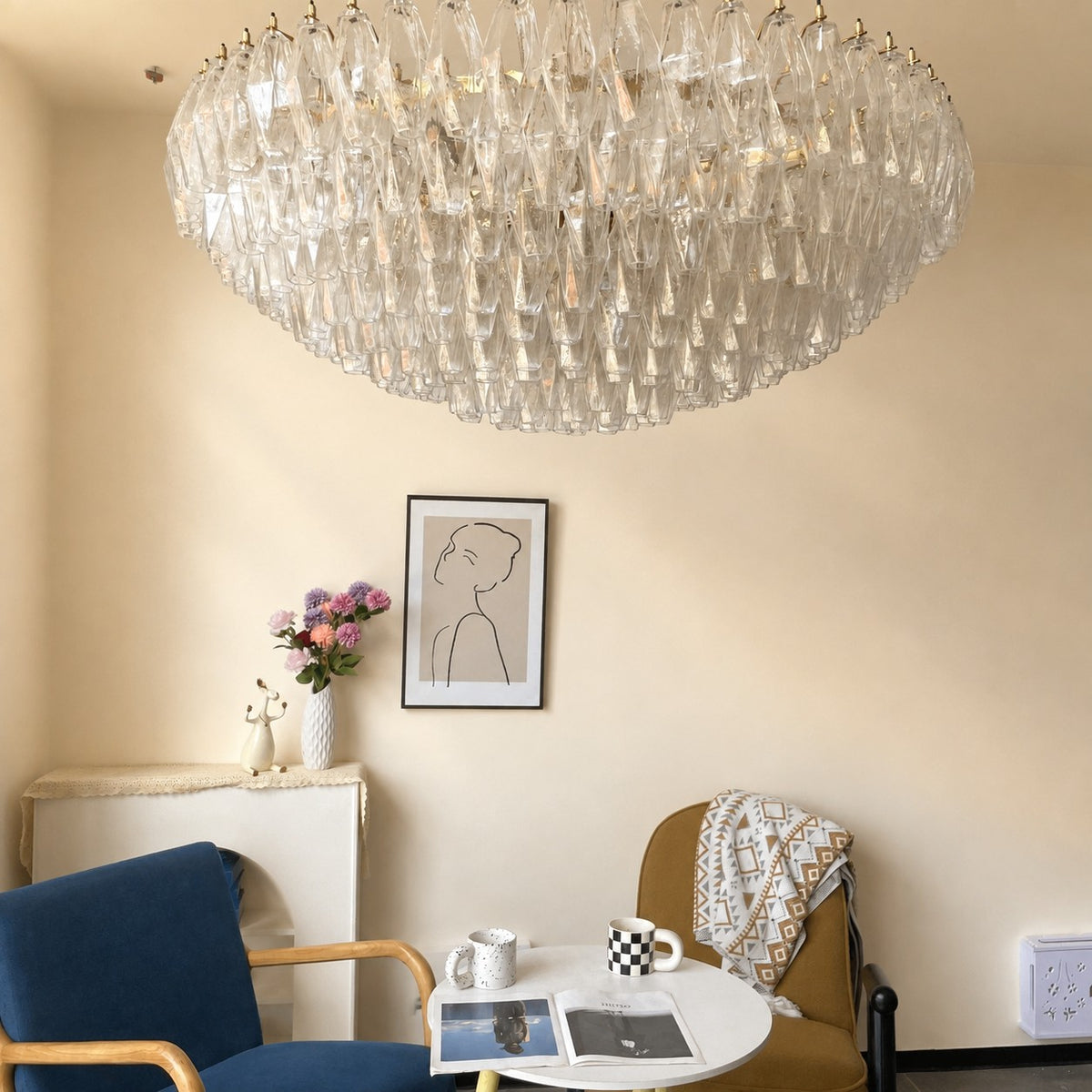 Clear Sorrento Chandelier