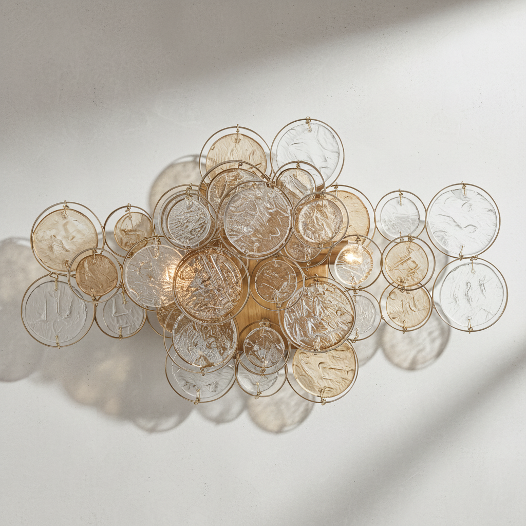 Clustered Glass Wall Sconce