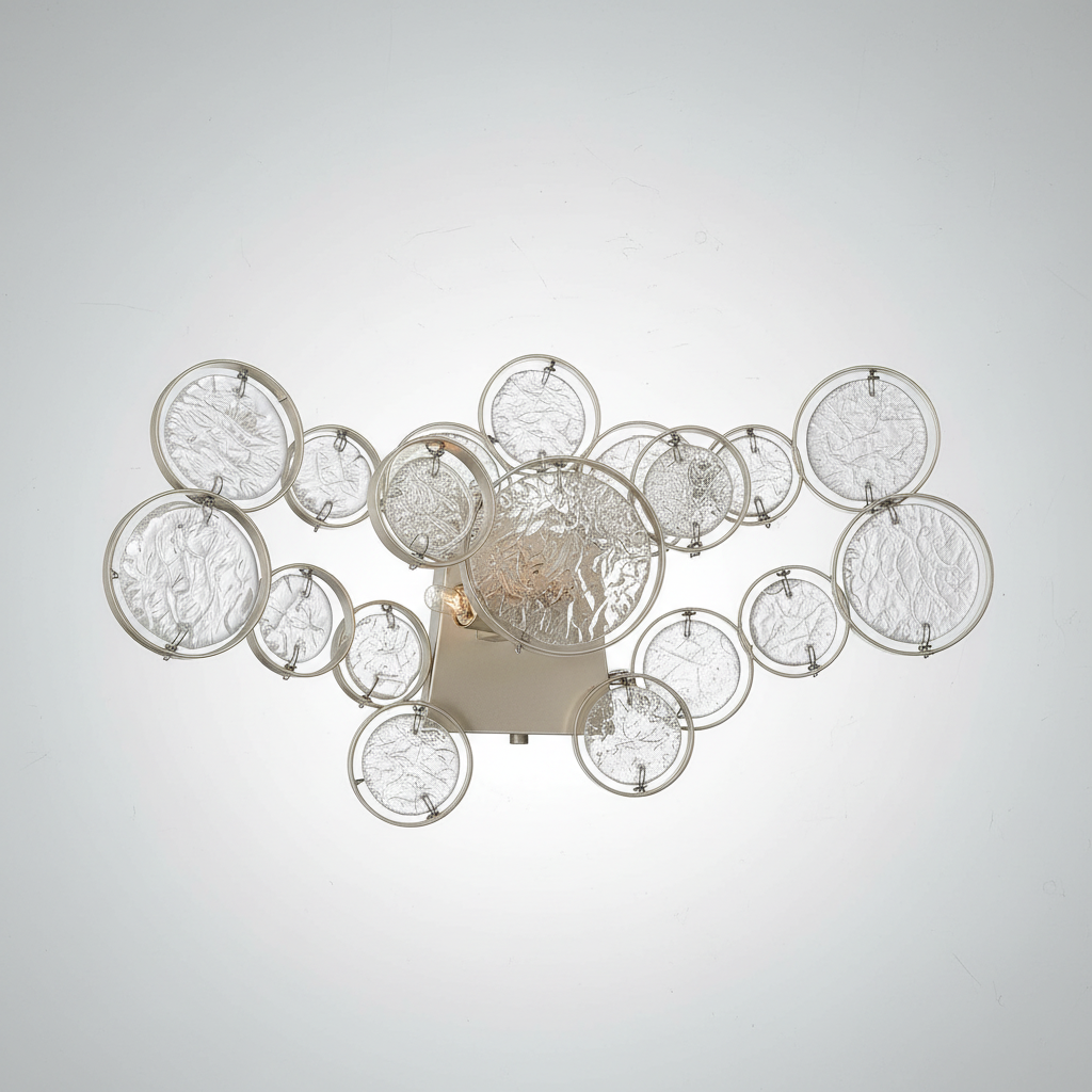 Clustered Glass Wall Sconce