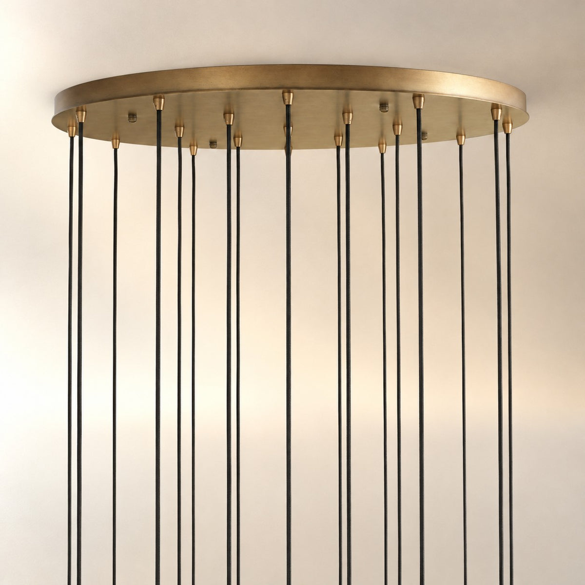 Corlena Fluted Glass Round Chandelier