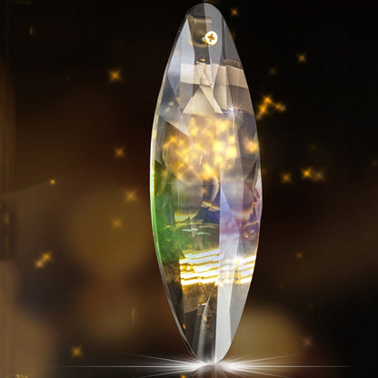 Crystal Petal Linear Chandelier