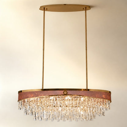 Crystal Rectangular Chandelier
