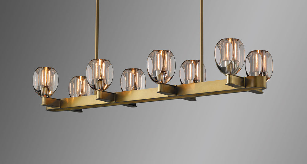 Canson Linear Modern 8 lights Dining Room Chandelier