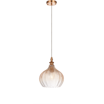 Renity 11" Pendant | Aged Gold Brass