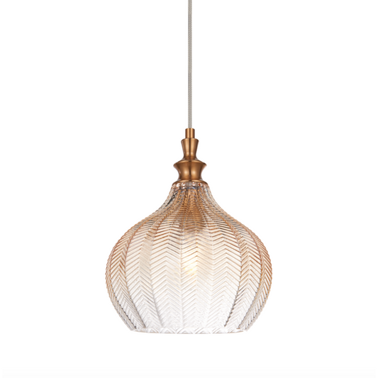 Renity 11" Pendant | Aged Gold Brass