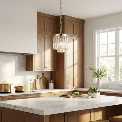 Fenis Linear Crystal Chandelier