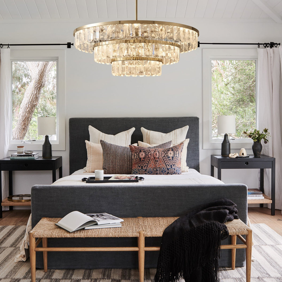 Fenis Linear Crystal Chandelier