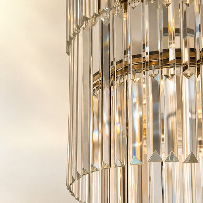 D500 Stripe Crystal Chip Stair Light - Black