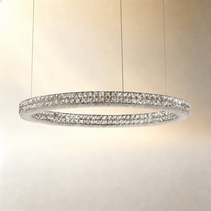 Daerin Crystal and Alabaster Chandelier