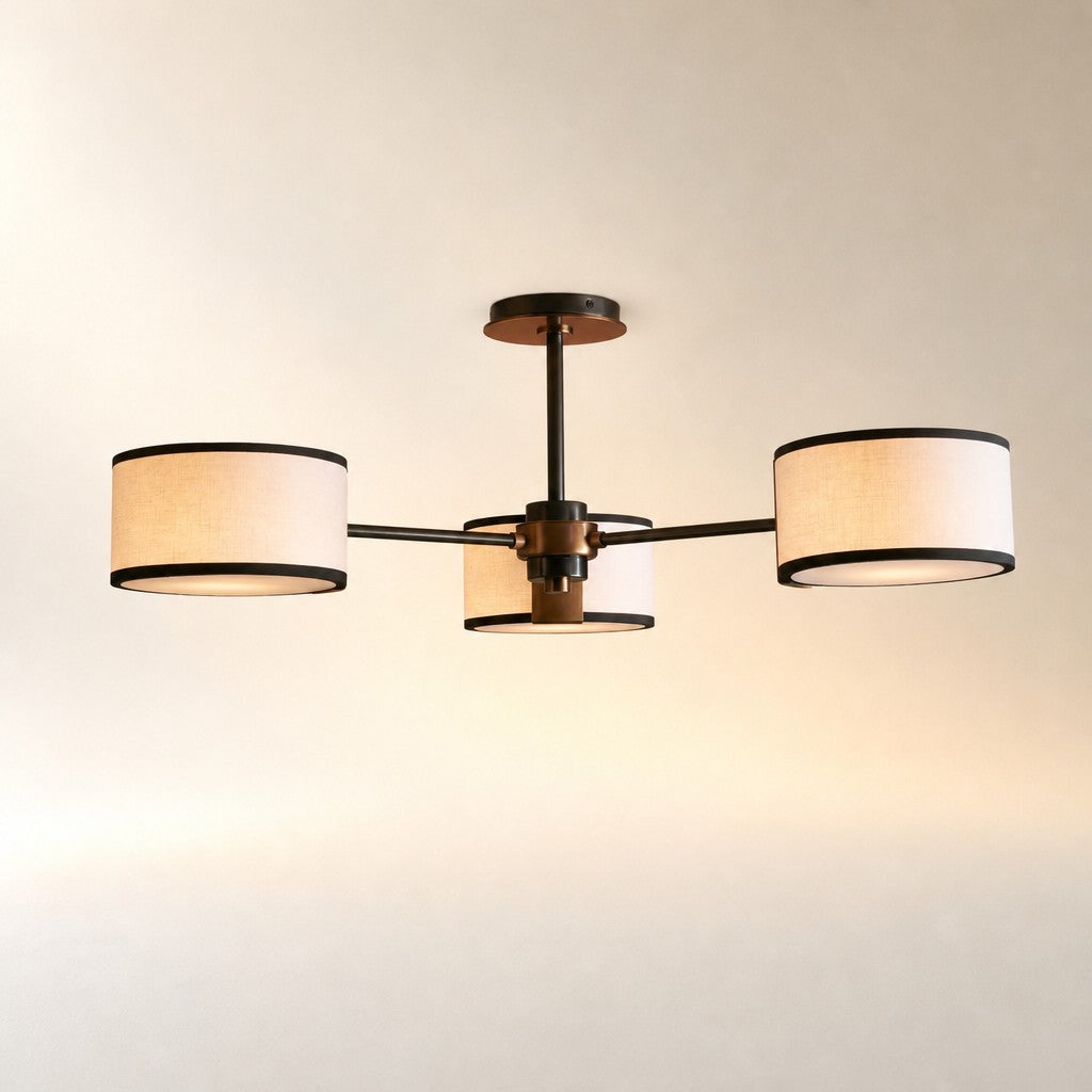 Daphne Fabric Flush Mount