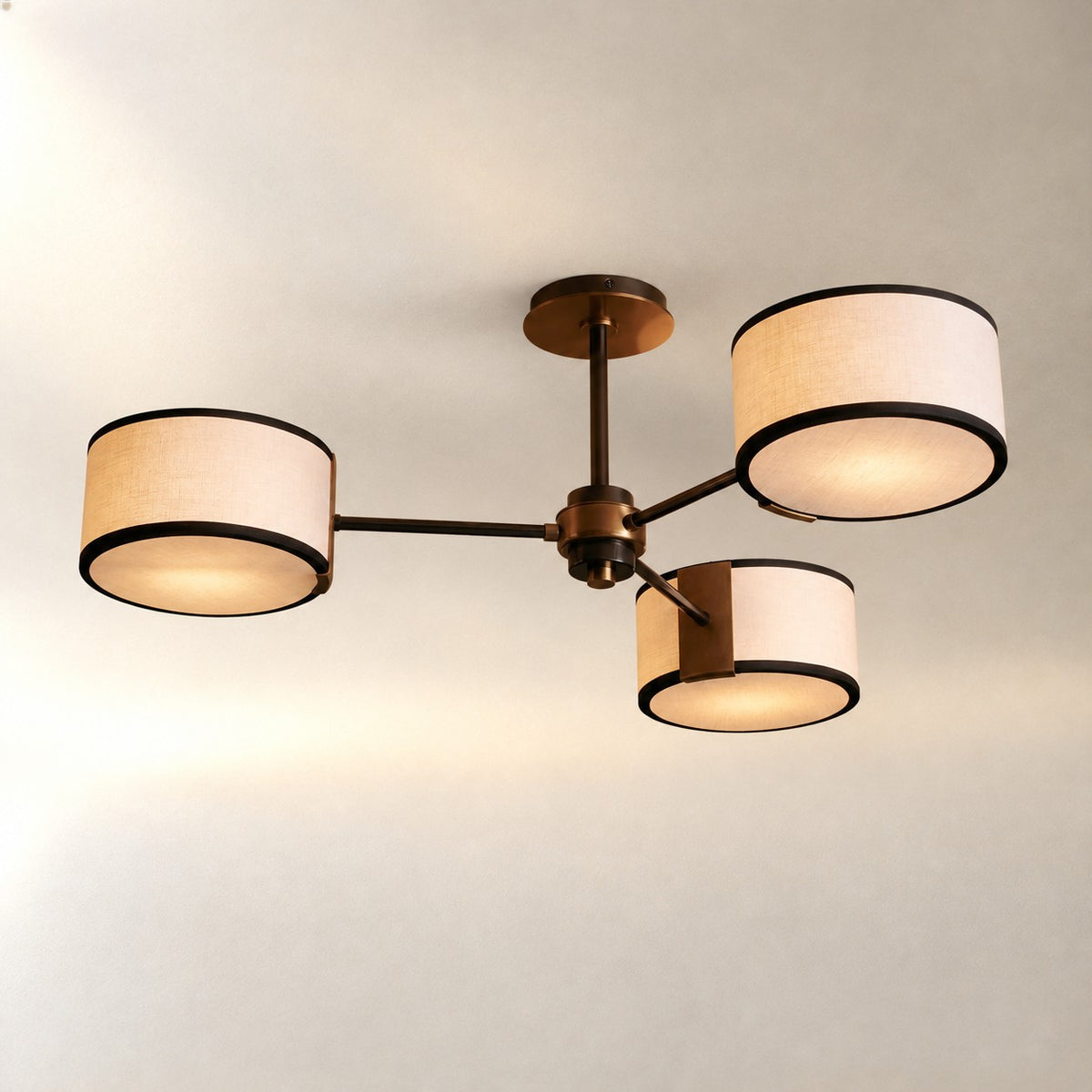 Daphne Fabric Flush Mount