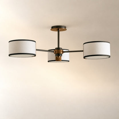 Daphne Fabric Flush Mount