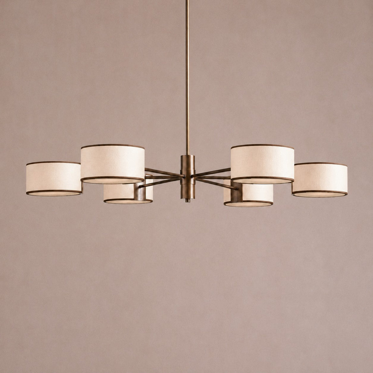 Daphne Fabric Round Chandelier